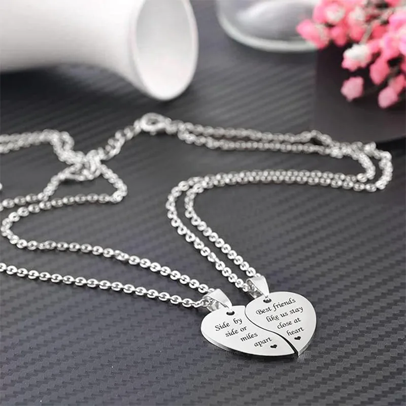 Vänskap Rostfritt stål Teen Girl Halsband