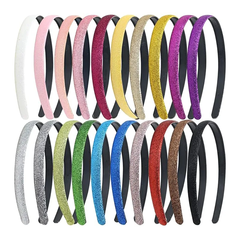 Glitter Festivities Dress Up Plastic Headbands