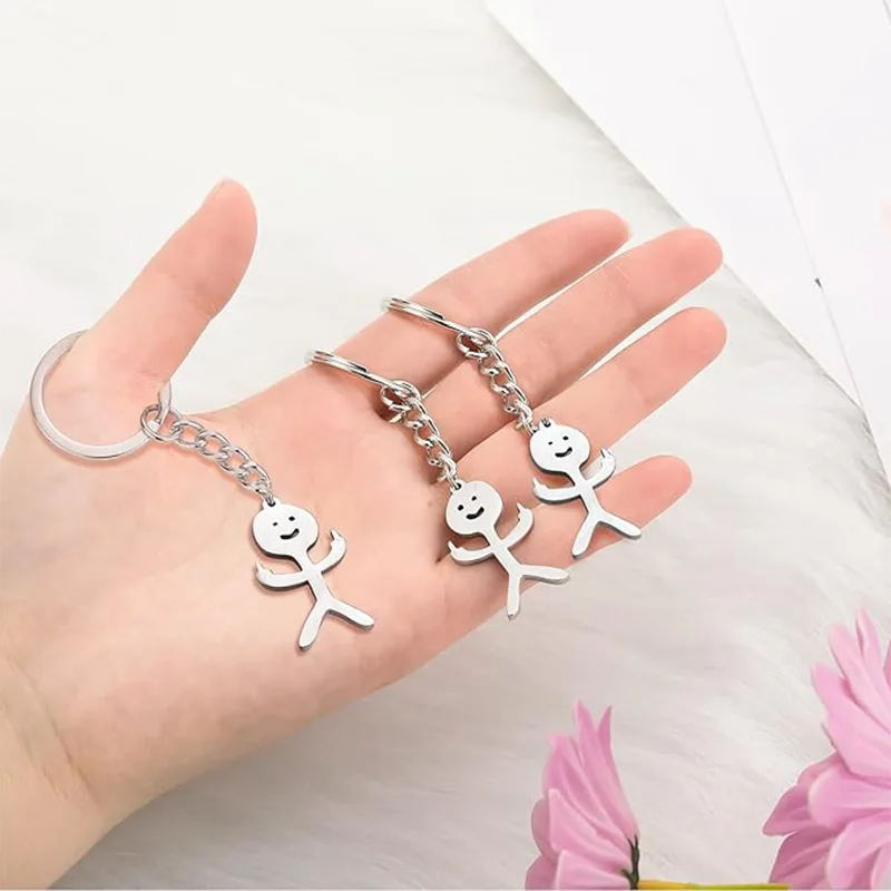 Nyckelring i rostfritt stål