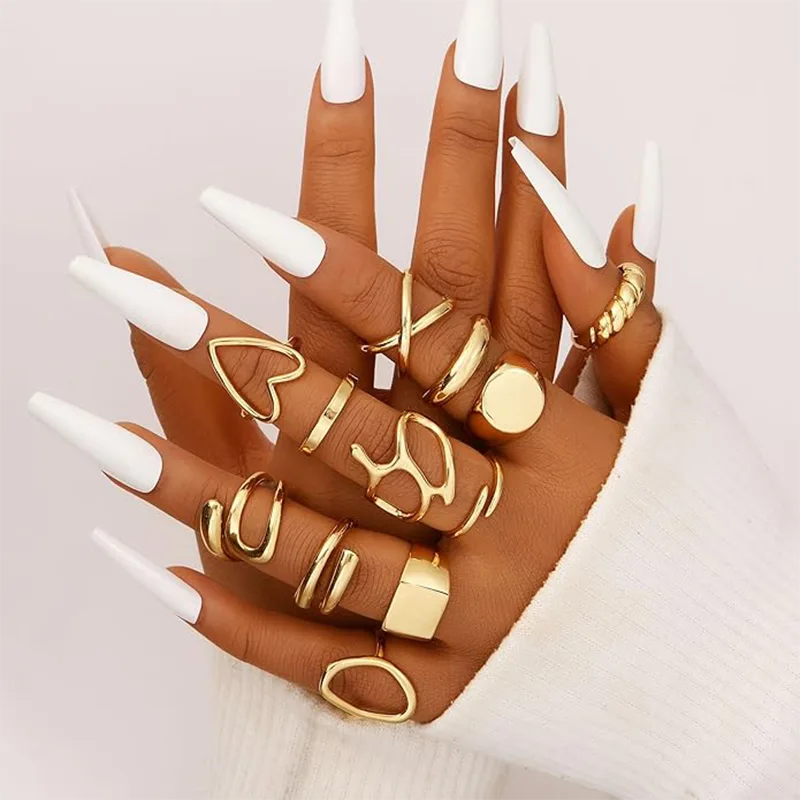 Riktig guldpläterad modering för kvinnor